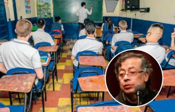 En 2023, Colombia registró la segunda cifra más alta en una década de deserción escolar. Para entonces, se ubicó en 3,7 %, según cifras del Ministerio de Educación. FOTO JUAN ANTONIO SÁNCHEZ