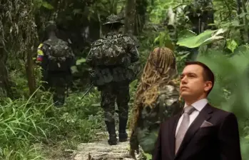 Daniel Noboa anunció medidas económicas en retaliación por la situación de la frontera FOTO: Colprensa