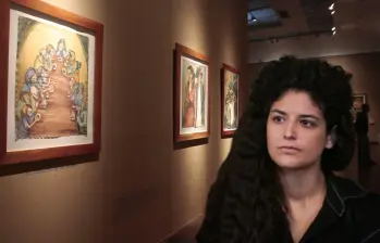 Yannai Kadamani, ministra de Cultura, sobre la ventas de obras de la artista Débora Arango. Foto: Colprensa