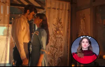 Pedro y Tita en Como agua para chocolate. En el círculo, la actriz, Irene Azuela, quien interpreta a la matriarca Mama Elena. FOTOS Cortesía HBO Max