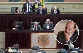 Con presencia del ministro de Hacienda, Germán Ávila, se celebró en el Congreso el debate del proyecto de reforma tributaria. FOTO tomada de YouTube