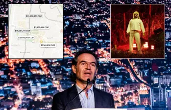 El alcalde de Medellín, Federico Gutiérrez, se refirió al incremento excesivo de alojamientos en la ciudad por el fin de semana de conciertos de Bad Bunny. Fotos: Julio César Echeverri, Getty Images y Captura de pantalla Airbnb.