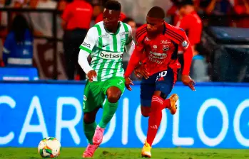 DIM y Nacional disputan una nueva edición del clásico antioqueño. FOTO MANUEL SALDARRIAGA
