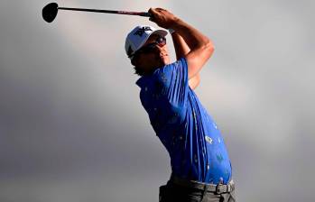 Nicolás Echavarría Botero está haciendo un brillante torneo en México, se ilusiona con su tercer título en PGA. FOTO GETTY 