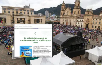 El Ministerio de Ciencia le envió correos masivos a académicos e investigadores para que salieran a marchar este miércoles. Fotos: Colprensa y redes sociales 