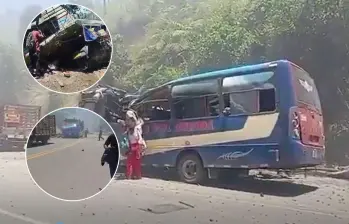 La explosión dejó pérdida de vidas humanas, daños materiales y personas corriendo temiendo otro ataque. Fotos: capturas de videos redes sociales 