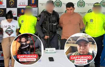Cayó alias Lobo en Antioquia; lo acusan de desplazar a 2.300 personas en Briceño. Foto: Policía Nacional