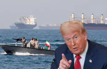 Donald Trump lanzó plan para escoltar a barcos que deban pasar por el estrecho de Ormuz, que está en disputa con Irán. Fotos: Getty Images