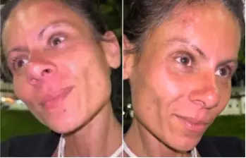 La mujer, quien aseguró que fue modelo de la reconocida marca Stock Models, se volvió viral y desde eso, comenzó a recibir ayuda para poder reinsertarse a la sociedad. FOTO: Redes sociales @ingridkarina_1 