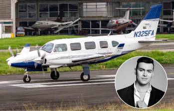 El capitán César Augusto Puerto Narváez habló del avión ligero en el que se accidentó Yeison Jiménez. FOTOS: cortesía y Luis Miguel Molina Galeano 