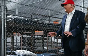 Donald Trump espera que más estados se unan a la iniciativa de Alligator Alcatraz. Foto: AFP