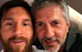 Jorge Messi y Lionel. FOTO: Instagram Leo Messi