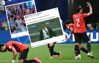 Las redes explotaron con memes tras la remontada de Argentina frente a Egipto. Foto: Xinhua / redes sociales 