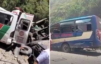 Imágenes tras el atentado que conmocionó al departamento del Cauca se compartieron a través de redes sociales. Foto: Captura de video