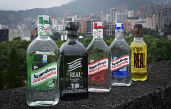 Algunos de los licores de la FLA que obtuvieron la distinción del Icontec. FOTO: Cortesía FLA