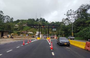 Anuncian la ampliación temporal del Peaje de Amagá, en el Suroeste antioqueño. FOTO: EL COLOMBIANO