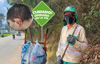 Operario de aseo de Interaseo es agredido y amenazado con arma de fuego por negarse a recoger una basura voluminosa. FOTO: Interaseo