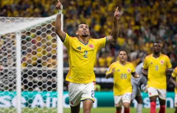 Daniel Muñoz anotó el único gol del triunfo ante RD Congo y sumó su segunda anotación en este Mundial de Norteamérica 2026 con la Selección Colombia. FOTO: Juan Antonio Sánchez 