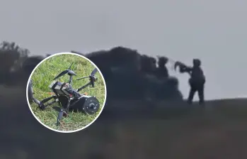 Cauca vive una semana crítica de orden público con 47 ataques con drones. Foto: captura de video X @JoseWilmerPache / Colprensa
