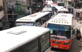 Así lucían las calles de la zona de Santo Domingo a raíz del cese de actividades. FOTO: Cortesía