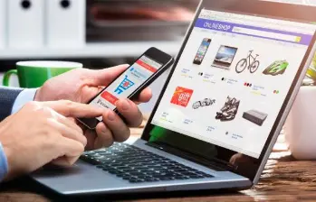 Las compras en línea siguen creciendo en Colombia, aunque con un ticket promedio más bajo que en años anteriores. FOTO: GETTY