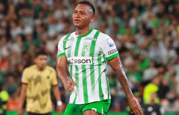 El delantero Alfredo Morelos será una baja importante para Atlético Nacional en el duelo ante Junior, este domingo. FOTO MANUEL SALDARRIAGA 
