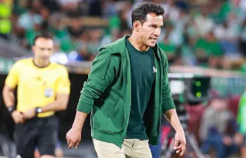 Diego Arias, técnico de Atlético Nacional. Manuel Saldarriaga Quintero.