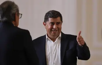 César Augusto Manrique en su posesión como director de Función Pública, en agosto de 2022. FOTO: COLPRENSA