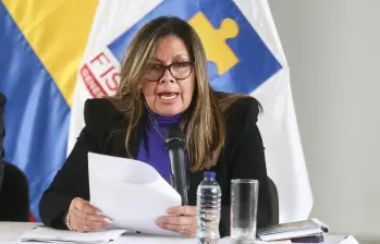 La fiscal general Luz Adriana Camargo. FOTO: Colprensa