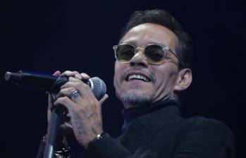 Esta es la segunda agresión con una botella que sufre Marc Anthony en Colombia. FOTO: Colprensa