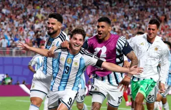 Julián Álvarez es de los jugadores más destacados de Argentina y pertenece al Atlético de Madrid. FOTO GETTY