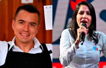 Daniel Noboa y Luisa González disputarán la segunda vuelta electoral en Ecuador. Foto: AFP