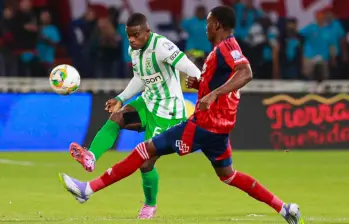 Atlético Nacional y DIM se miden por el duelo de ida de la final de la Copa Betplay en el Atanasio Girardot. FOTO MANUEL SALDARRIAGA 