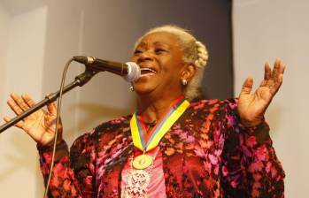 Leonor González Mina, La Negra Grande de Colombia, logró un gran reconocimiento internacional, siendo una de las primeras vocalistas colombianas en hacer una gira por varios países. Foto: Colprensa