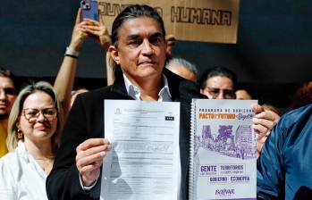 Gustavo Bolívar es la carta más fuerte de Gustavo Petro en las elecciones de octubre. Es candidato a la Alcaldía de Bogotá avalado por el Pacto Histórico. FOTO: COLPRENSA