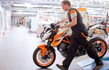 KTM se declaró en quiebra, sin embargo, en Colombia es una de las motos más vendidas. Foto: Getty Images