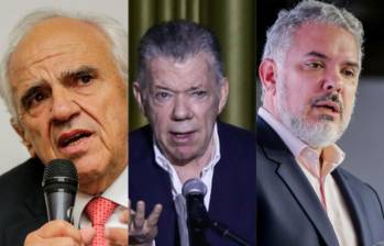 Ernesto Samper, Iván Duque y Juan Manuel Santos también fueron investigados por el Consejo Nacional Electoral. Fotos: Colprensa. 