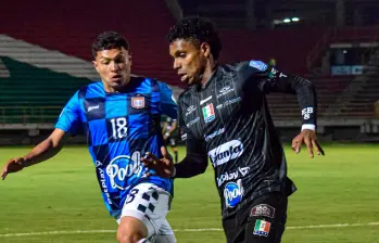 Imagen del compromiso entre Boyacá Chicó y Once Caldas por la jornada 13 de la Liga BetPlay. FOTO: Tomada de X @oncecaldas