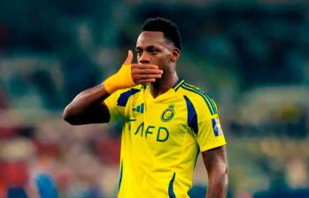 El delantero colombiano Jhon Jáder Durán no seguiría en el Al Nassr de la Liga de Arabia. FOTO TOMADA X @AlNassrFC_EN