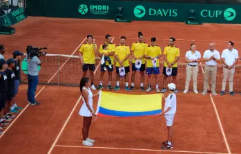 Colombia espera dar la sorpresa en septiembre en Copa Davis. FOTO: Cortesía Fedecoltenis