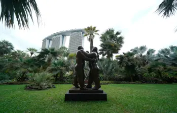 La exposición más grande del maestro Fernando Botero se inauguró en Singapur