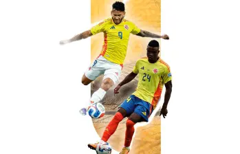 Luis Suárez y Jhon Córdoba llegaron enchufados con el gol a los amistosos que tendrá Colombia ante Croacia y Francia. FOTOS Getty 
