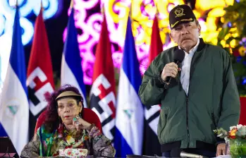 Daniel Ortega y su esposa, Rosario Murillo, llevan casi 20 años en el poder en Nicaragua. Foto: Xinhua