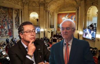 El exministro José Antonio Ocampo afirmó que no tiene fundamento que Gustavo Petro declare el estado de emergencia económica. FOTO: Ilustración de EL COLOMBIANO y Colprensa