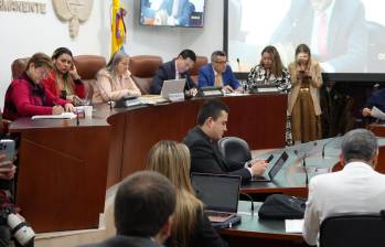 Ministra del Trabajo, Gloria Inés Ramírez, en debate de reforma laboral en Cámara. FOTO: Cortesía.