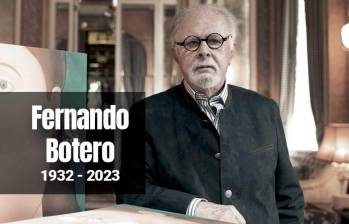 Muere el maestro Fernando Botero a los 91 años de edad. Foto: Archivo. 