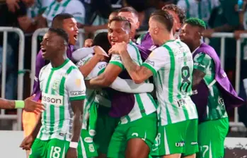 Atlético Nacional se confirmó en la fase de octavos de final de la Copa Libertadores. FOTO: Manuel Saldarriaga