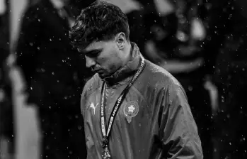 El delantero Brahim Díaz, nacido en Málaga, España, pero de padre oriundo de Marruecos, se mostró triste tras errar el penalti de la final de la Copa de África. Foto: tomada del x de @Brahim