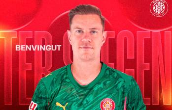 El arquero alemán Marc Ter-Stegen es uno de los candidatos a representar a su país en el Mundial del 2026. Foto: tomada del x de @GironaFC