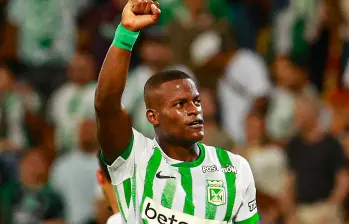 Andrés Felipe Román, entre las figuras de Atlético Nacional. FOTO: Manuel Saldarriaga Quintero